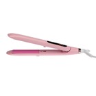 Выпрямитель для волос Luazon LW-37, 45 Вт, керамическое покрытие, до 230°C, розовый - фото 1349768