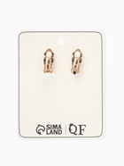 Клипсы «Подсолнух», белая в золоте - Фото 4