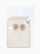 Клипсы «Подсолнух», белая в золоте - Фото 5