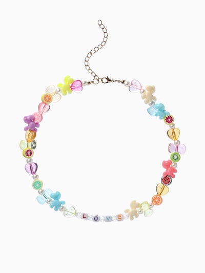 Бусы детские «Выбражулька. Игрушки», 38 см, с удлинителем, разноцветные