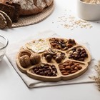 Менажница Доляна «Соты», 25×25×1.3 см бамбук - Фото 1