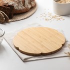 Менажница Доляна «Соты», 25×25×1.3 см бамбук - Фото 3