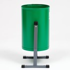 Урна уличная «Уралочка Бюджет», 21 л, 35×55×26.5 см, бак 0.6 мм, зелёная - Фото 2