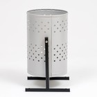 Урна для мусора «Уралочка», уличная, 21 л, 32×50×26.5 см, бак 0.6 мм, белая - Фото 2