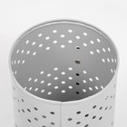 Урна для мусора «Уралочка», уличная, 21 л, 32×50×26.5 см, бак 0.6 мм, белая - Фото 3