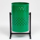 Урна уличная «Уралочка», 21 л, 32×50×26.5 см, бак 0.6 мм, зелёная - Фото 1