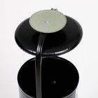 Урна для мусора «Сатурн», уличная, с пепельницей, 28 л, 104×31×26.5 см, бак 0.6 мм, чёрная - Фото 3