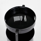 Урна для мусора «Меркурий», уличная, с пепельницей, 21 л, 32×70×28.5 см, бак 0.6 мм, чёрная - Фото 4