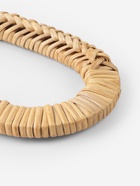 Ручки для сумок деревянные, плетёные, d=9.8×5.9 / 13.5×9.5 см, 2 шт., бежевые - Фото 4