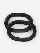 Ручки для сумок деревянные, плетёные, d=9.8×5.9 / 13.5×9.5 см, 2 шт., чёрные - Фото 4