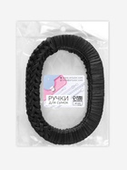 Ручки для сумок деревянные, плетёные, d=9.8×5.9 / 13.5×9.5 см, 2 шт., чёрные 7343995 - фото 319852607