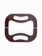 Ручка-фермуар для сумки, деревянная, на магнитах, с креплением, 27×12×2.5 см, коричневая - Фото 4