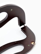 Ручка-фермуар для сумки, деревянная, на магнитах, с креплением, 27×12×2.5 см, коричневая - Фото 6