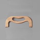 Ручка-фермуар для сумки, деревянная, на магнитах, с креплением, 27×12×2.5 см, бежевая - Фото 3