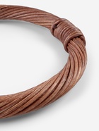 Ручки для сумки деревянные, плетёные, d=10.2 / 12.5 см, 2 шт., коричневые - Фото 4