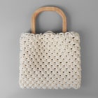 Ручки для сумки деревянные, 12×12.9 см, 2 шт., бежевые - Фото 4