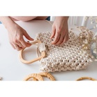 Ручки для сумки деревянные, 12×12.9 см, 2 шт., бежевые - Фото 5