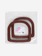 Ручки для сумки деревянные, 12×12.9 см, 2 шт., коричневые - Фото 6