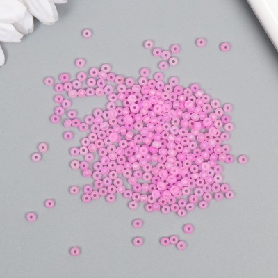 Бисер стекло 8/0 «Матовый полупрозрачный. Розовый зефир», 10 г