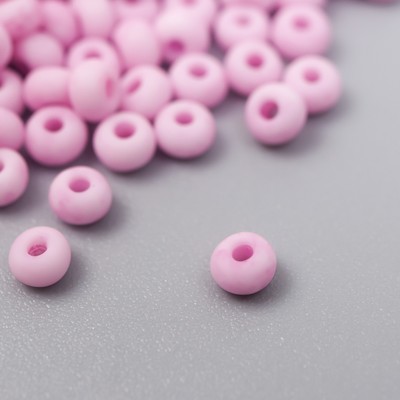 Бисер стекло 8/0 «Маршмеллоу. Матовый. Серо-фиолетовый», 10 г