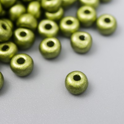 Бисер стекло 6/0 «Металлик. Яблоко» 10 г