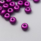 Бисер стекло 6/0 "Металлик. Фиолет" 10 гр - фото 3490454