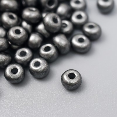 Бисер стекло 6/0 «Металлик. Маренго», 10 г