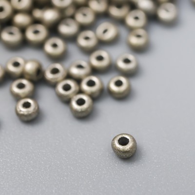 Бисер стекло 11/0 «Металлик. Светлая бронза», 10 г