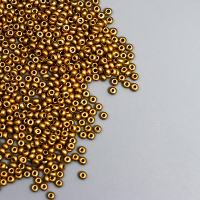 Бисер стекло 11/0 «Металлик. Золото», 10 г