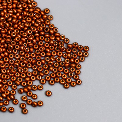 Бисер стекло 11/0 «Металлик. Красная медь», 10 г