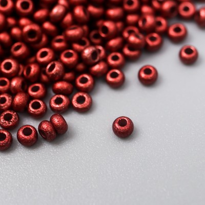 Бисер стекло 11/0 «Металлик. Красное дерево», 10 г
