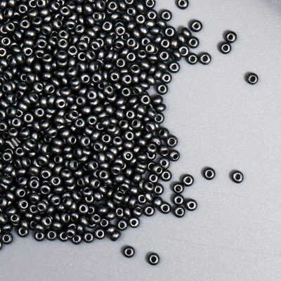 Бисер стекло 11/0 «Металлик. Маренго», 10 г