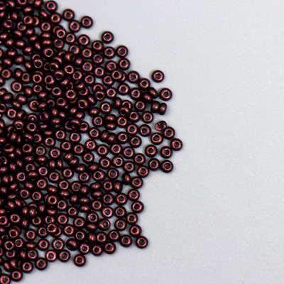 Бисер стекло 11/0 «Металлик. Тёмный шоколад», 10 г