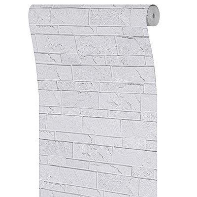 Бумажные обои для стены «Декор 1063-017», 0.53×10.05 м, цвет серый