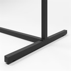 Вешало напольное с выносом 140×50×150 см, цвет чёрный - Фото 4