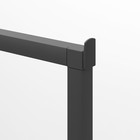 Вешало напольное без выноса 60×50×150 см, цвет чёрный - фото 21505725