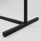 Вешало напольное без выноса 90×50×150 см, цвет чёрный - Фото 4