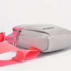 Сумка слинг молодёжная TEXTURA, искусственная кожа, цвет серый - фото 25463106