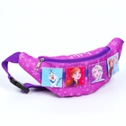 Сумка поясная детская для девочки, 25×6×13 см, Холодное сердце - Фото 3
