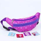 Сумка поясная детская для девочки, 25×6×13 см, Холодное сердце - Фото 4