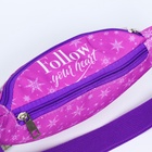 Сумка поясная детская для девочки, 25×6×13 см, Холодное сердце - Фото 7