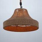 Светильник BayerLux Подвес BayerLuxной "Джут" Е27 черный 41х41х28-128см - фото 21505869