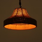 Светильник BayerLux Подвес BayerLuxной "Джут" Е27 черный 41х41х28-128см - фото 21505870