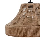 Светильник BayerLux Подвес BayerLuxной "Джут" Е27 черный 41х41х28-128см - фото 21505873