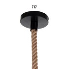 Светильник BayerLux Подвес BayerLuxной "Джут" Е27 черный 41х41х28-128см - фото 21505875