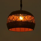 Светильник BayerLux Подвес "Джут" Е27 черный 35х35х26-126см - фото 21505879