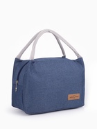 Термосумка на молнии, объём 8 л, цвет синий - Фото 2