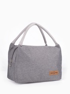 Термосумка на молнии, объём 8 л, цвет серый - Фото 2