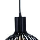 Светильник BayerLux «Кируна» 1хE27 40 Вт чёрный 20×20×28-128 см - фото 57956197