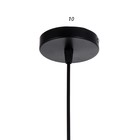 Светильник BayerLux «Кируна» 1хE27 40 Вт чёрный 20×20×28-128 см - фото 57956198